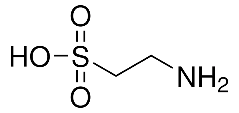 牛磺酸的分子结构
